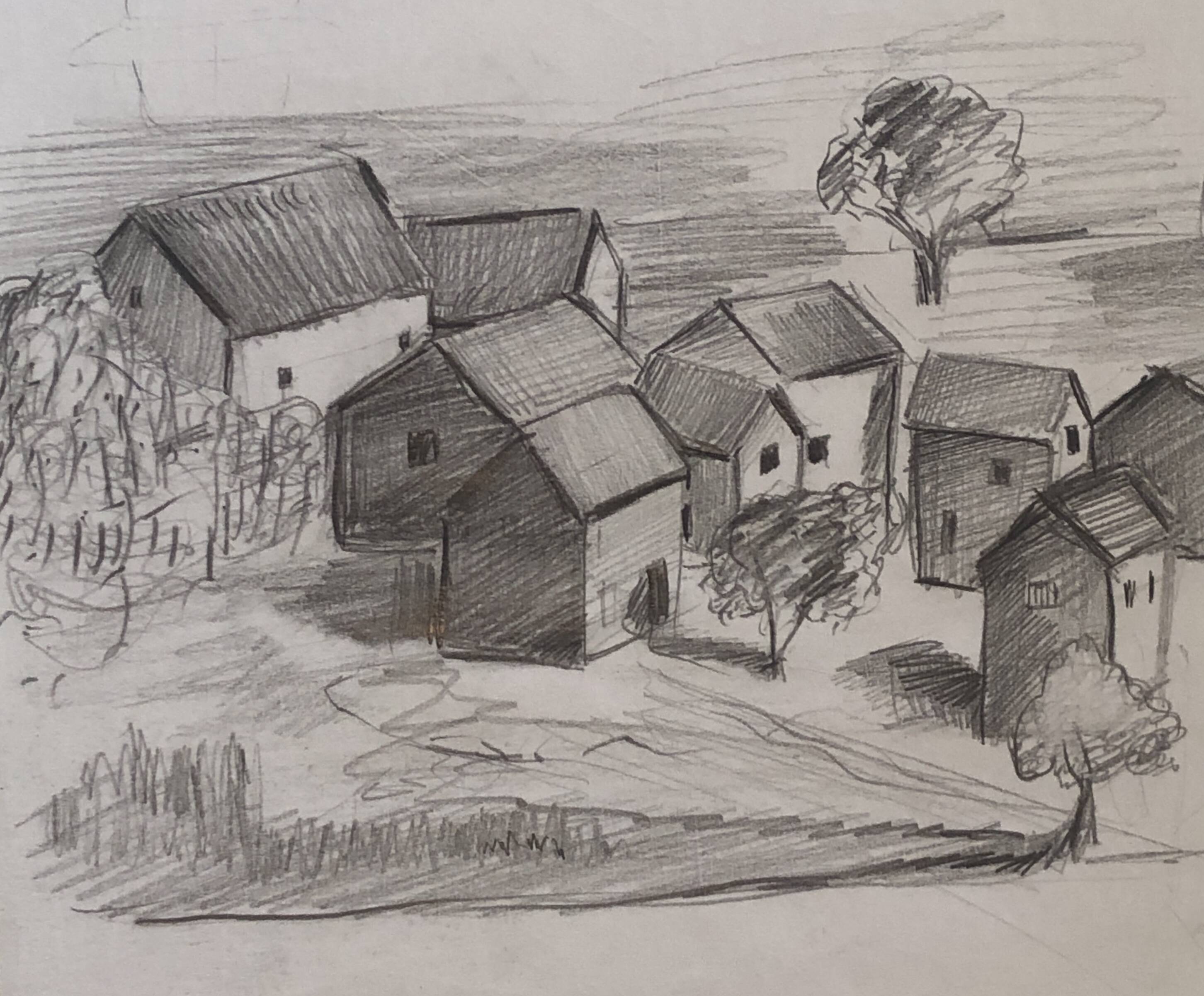 Illustration Malagasy Village