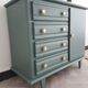 Commode art déco vert de gris
