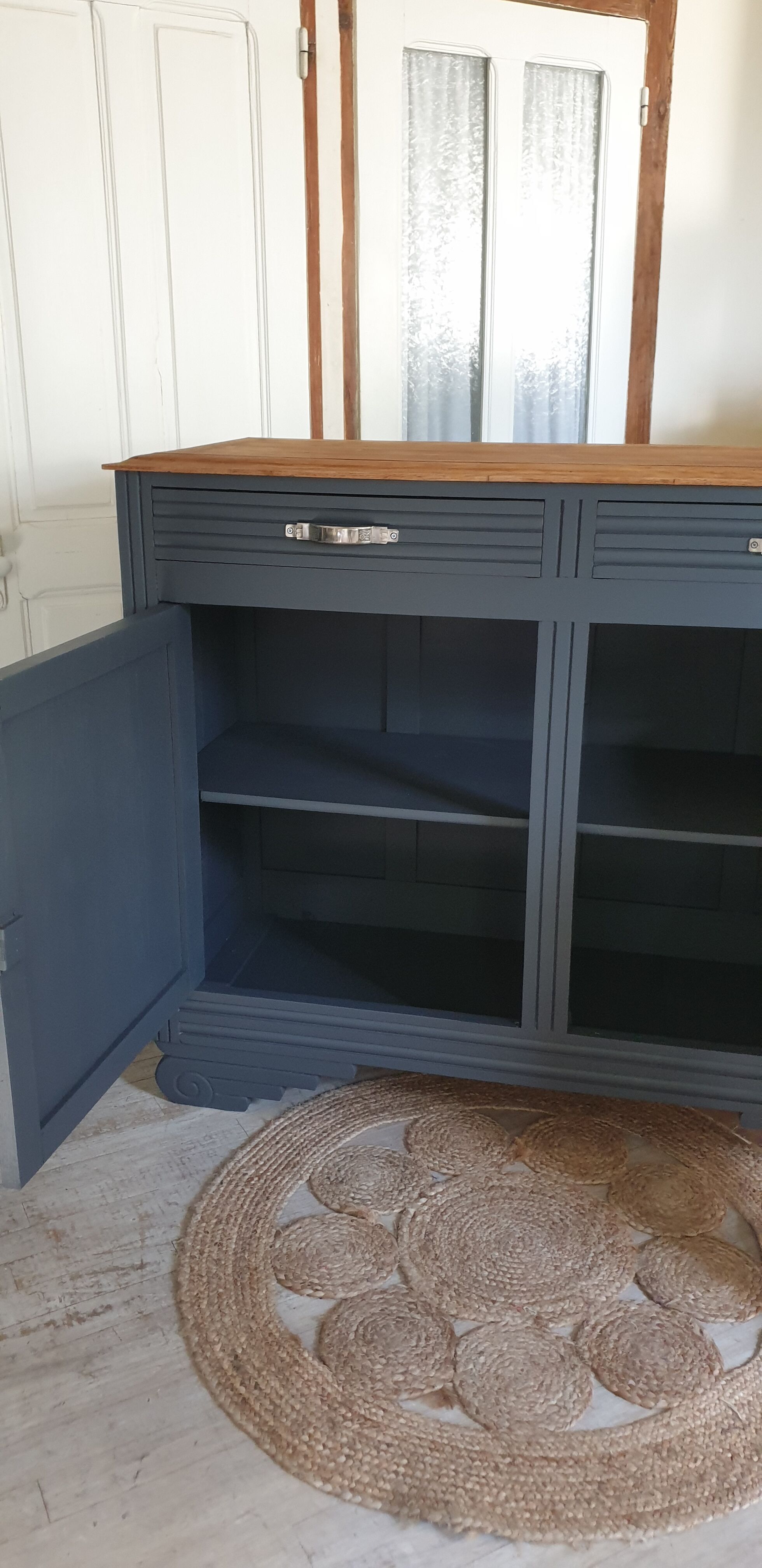 Art Deco oak sideboard