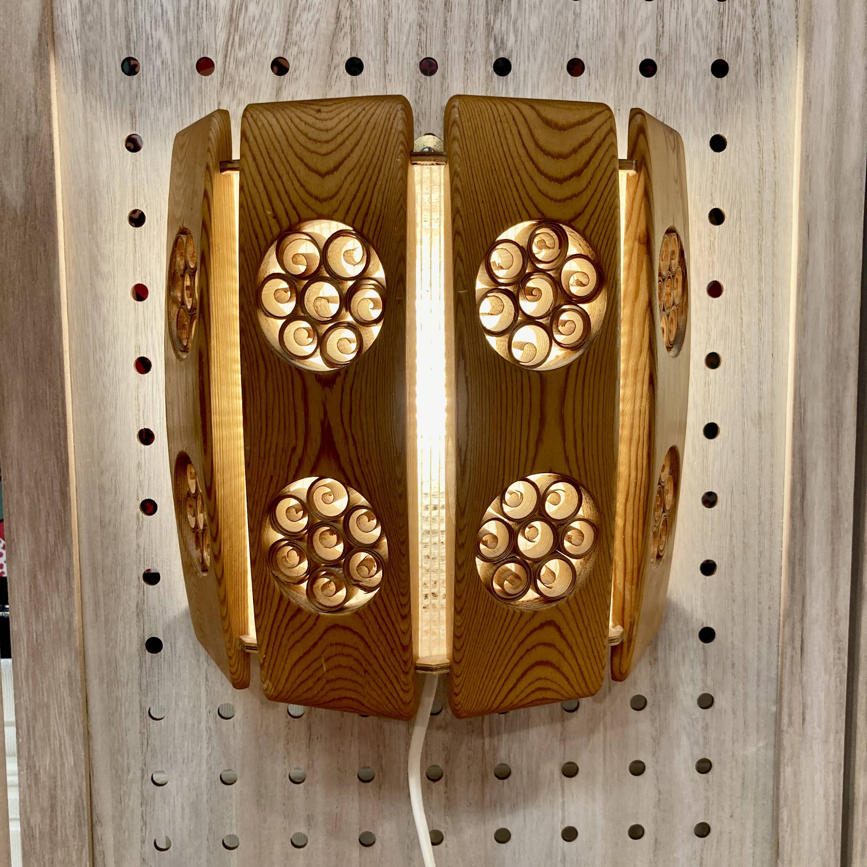 Pair of wall lights 1950 scandinavian design.