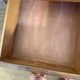 Art Deco desk in wood and walnut veneer.
