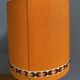 Ceramic orange / brown table lamp 1960s