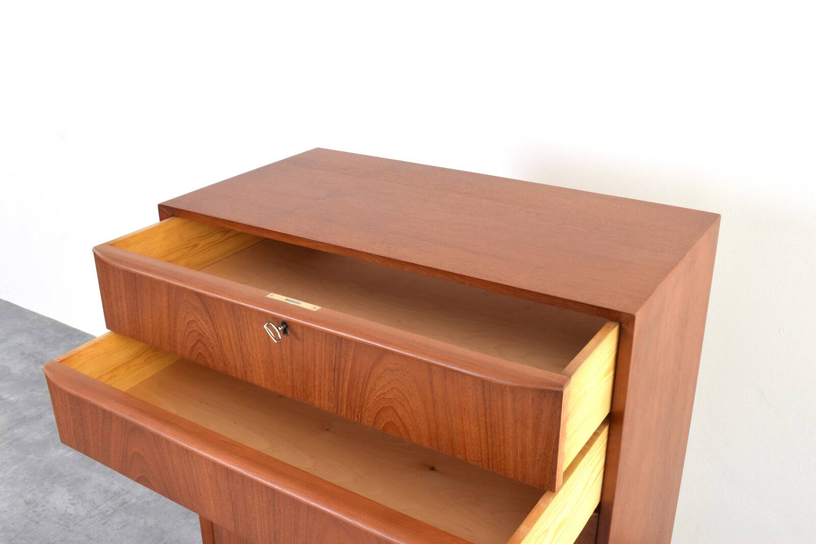 Mid-Century Danish Teak Chest of Drawers, 1960s.