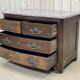 Regency period chest of drawers in amaranth and marble top - 18th century