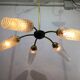 5 light chandelier 1970