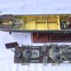 Model of boat surcouf wing escort