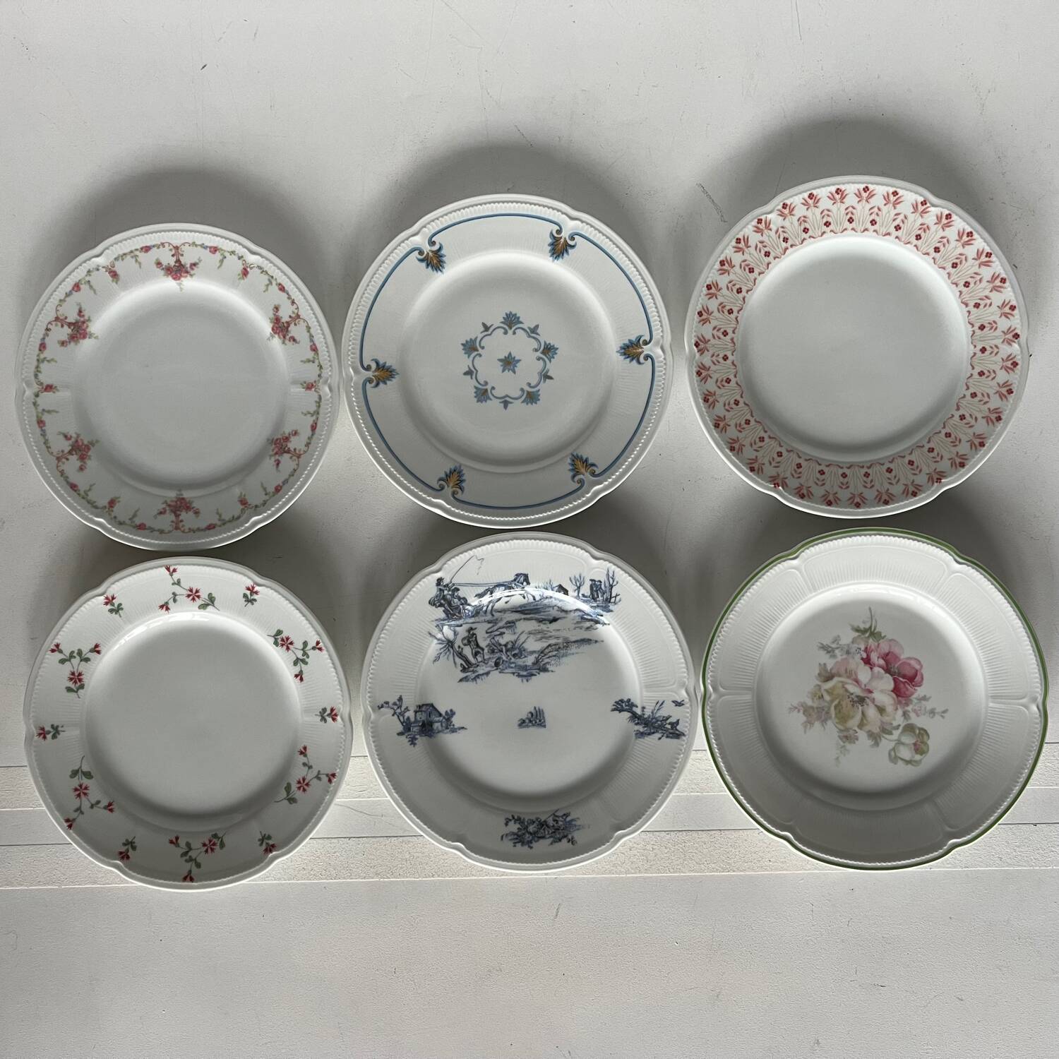 Limoges porcelain dessert plates