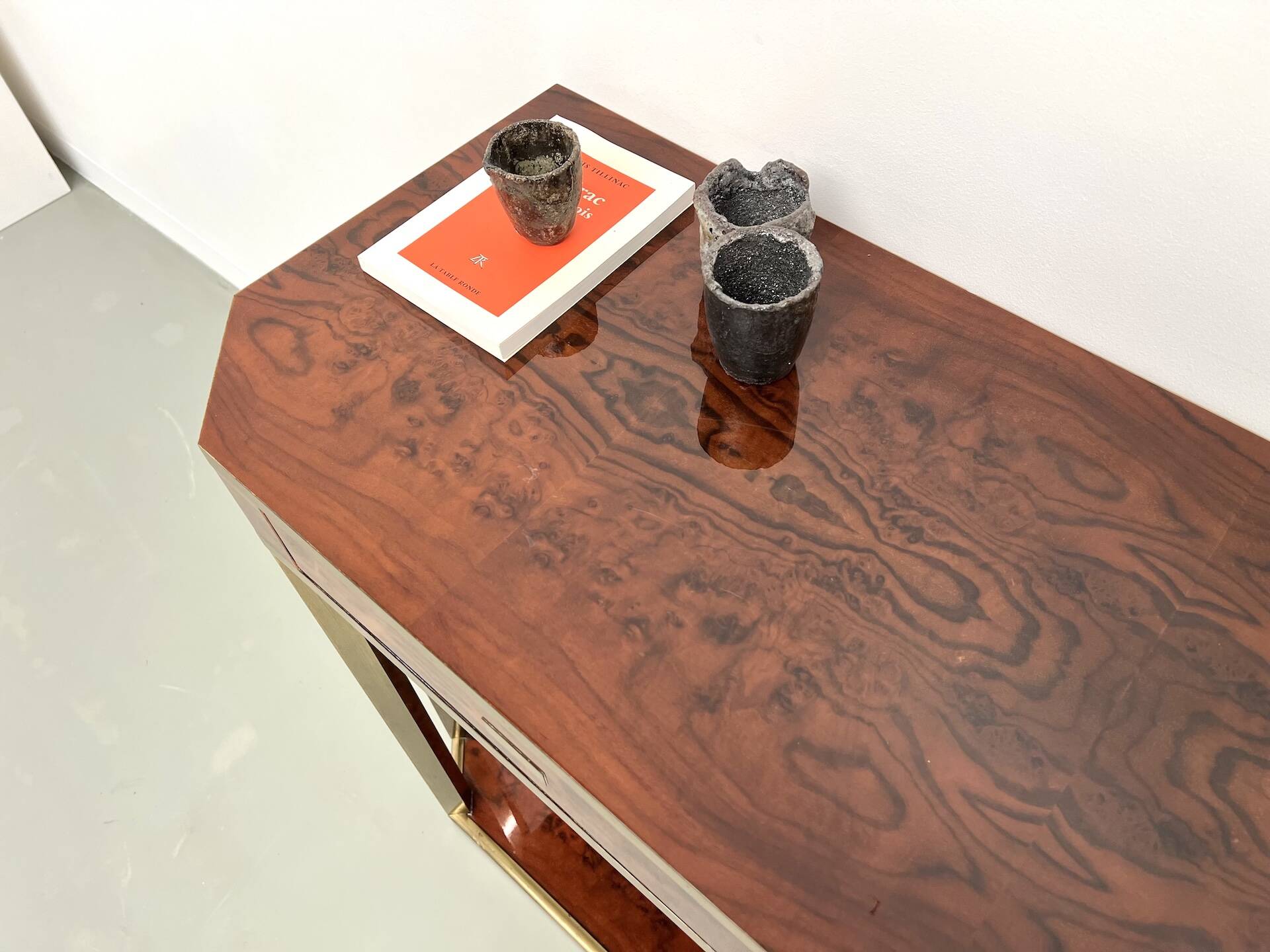 Jean-Claude Mahey lacquered console table