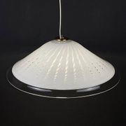 Murano glass pendant lamp, tourbillon, Italy, 1970s