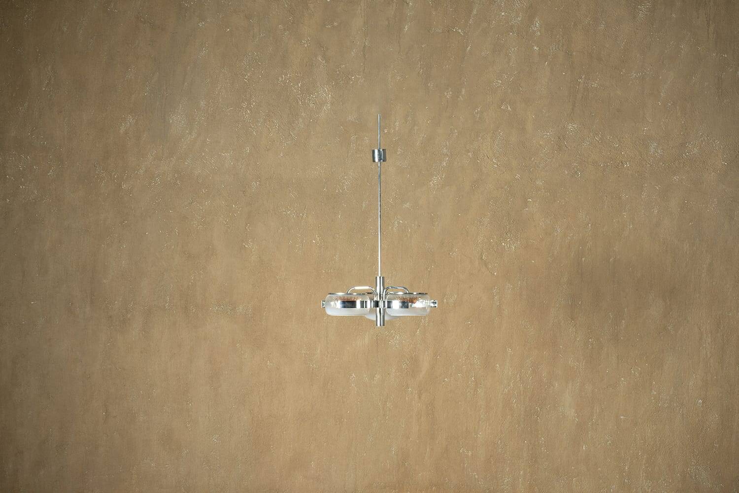 Mid-century 3-arm ceiling lamp, Italy, 1970s