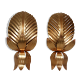 Palm wall lamps 1970