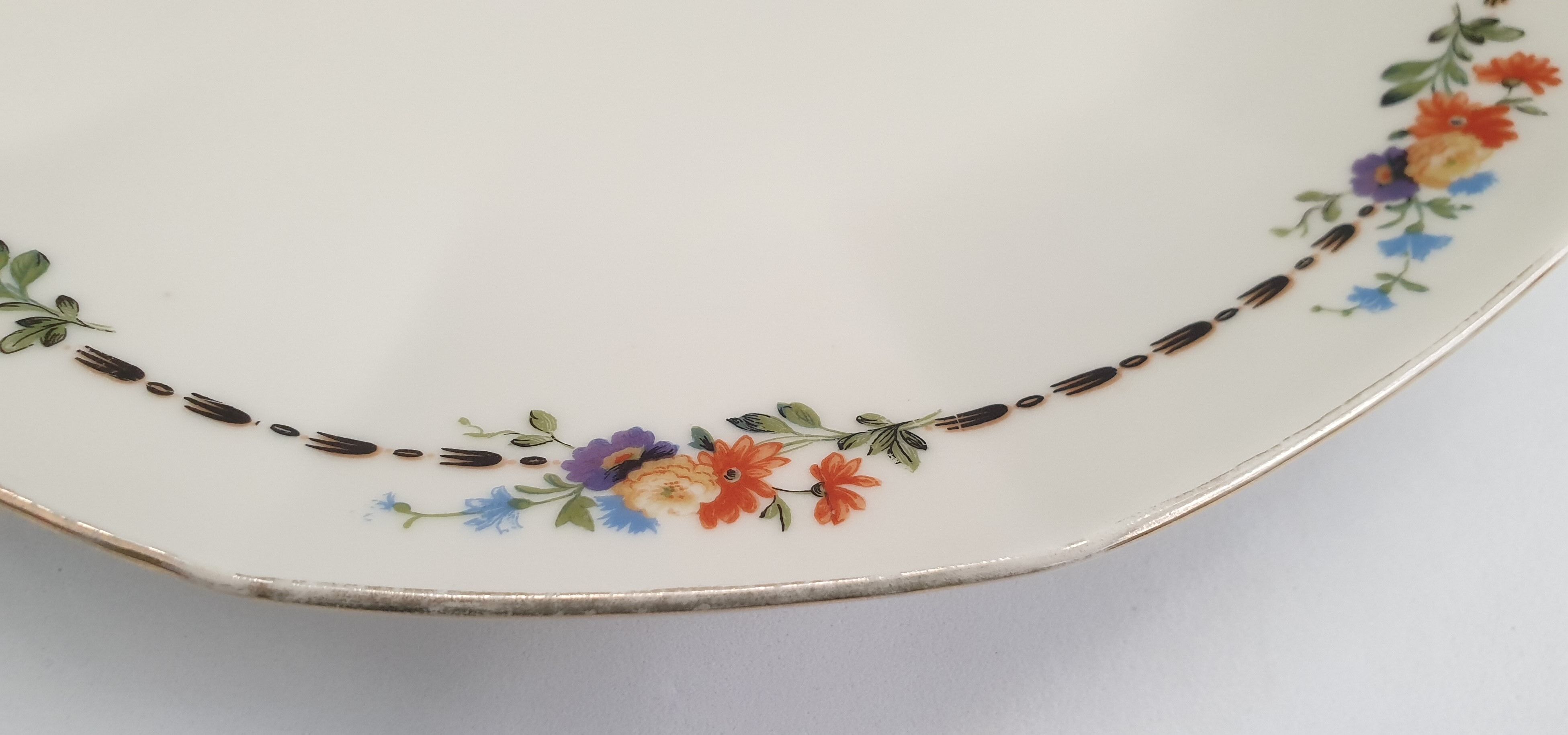 Porcelain cake dish from limoges haviland