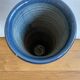 Vase en grès émaillé bleu