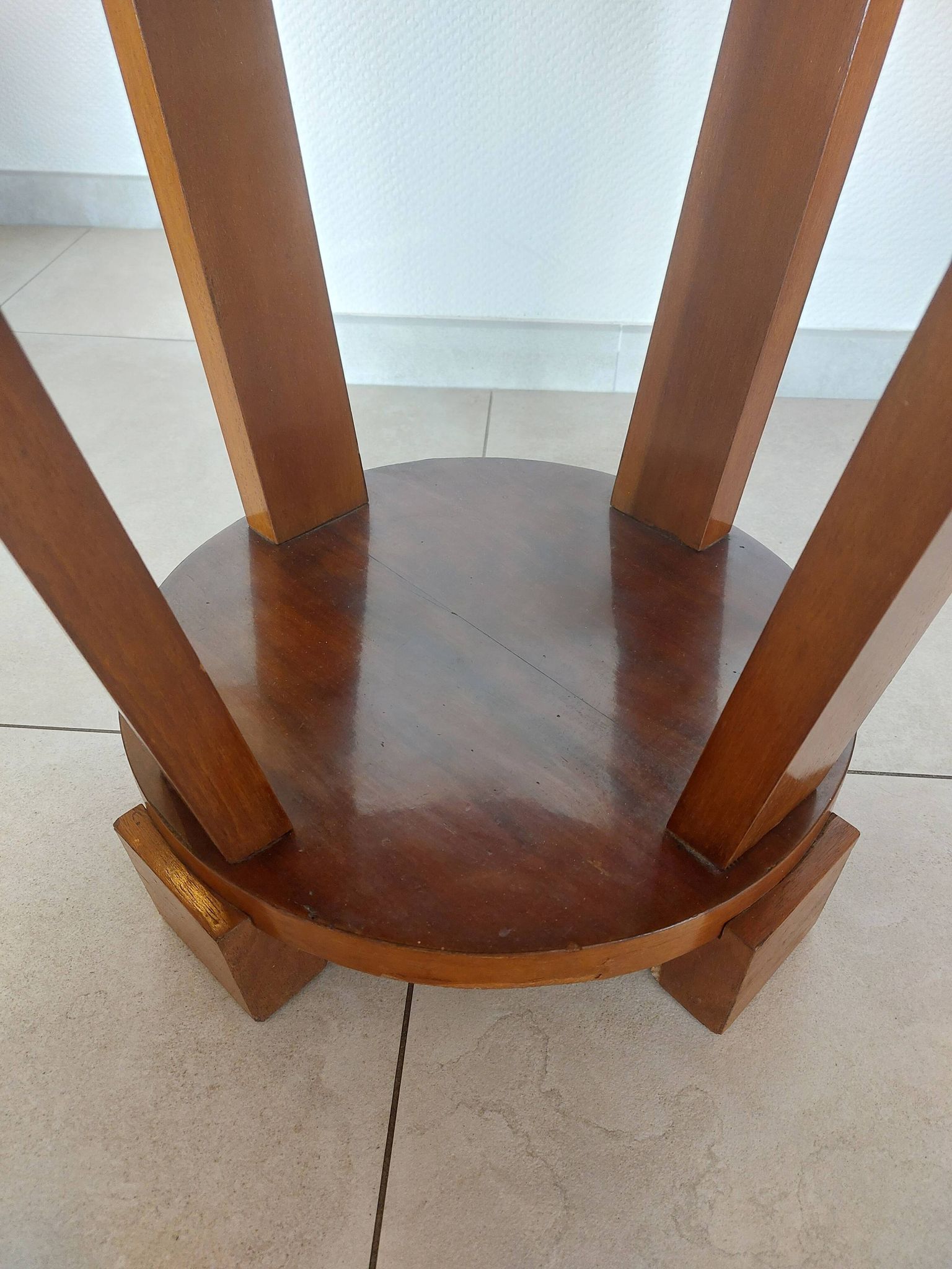 round Art Deco side table