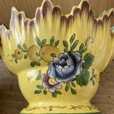 Coupe, cache-pot en faïence