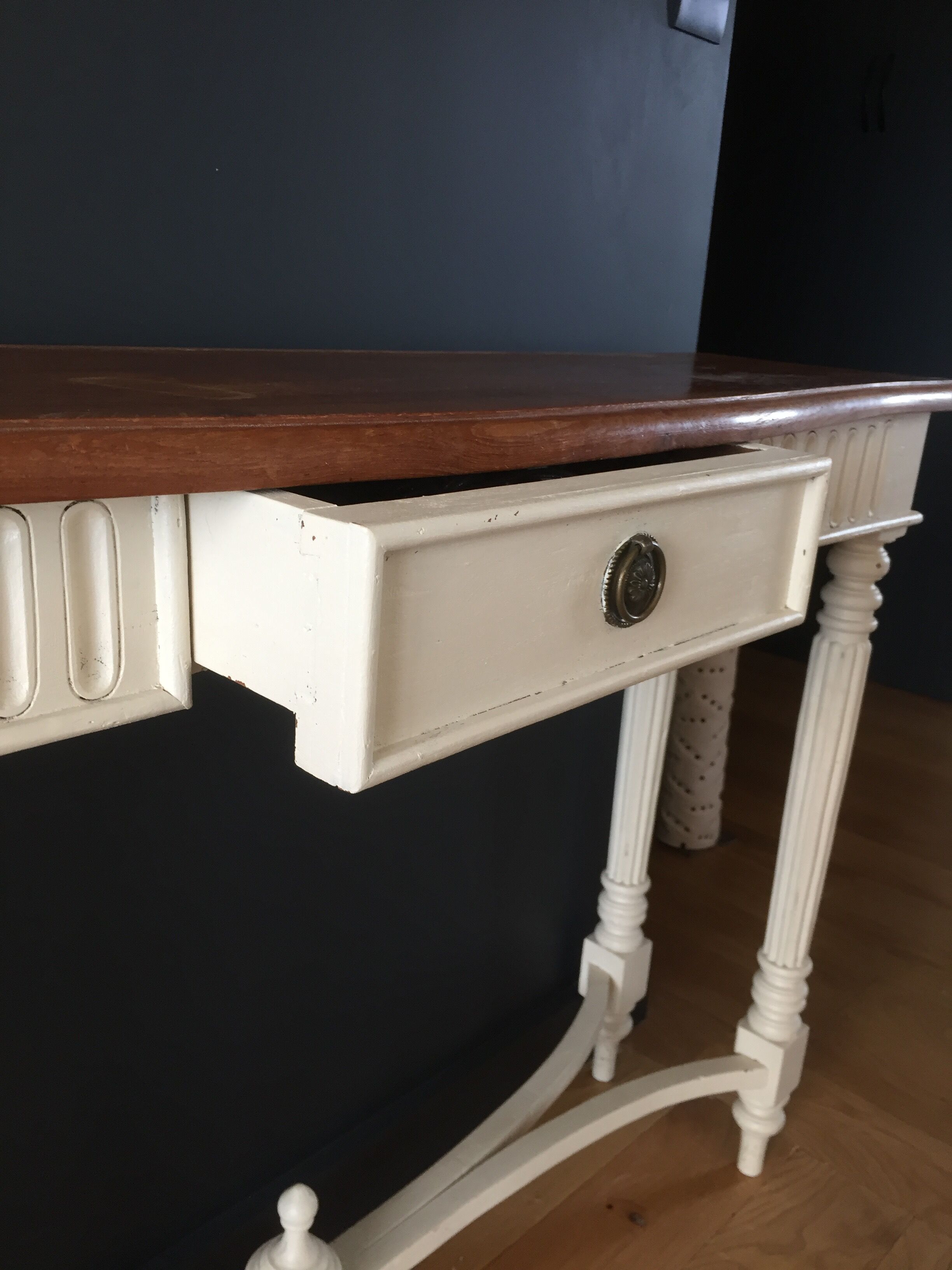 Teak console