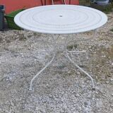 Wrought iron garden table 1900