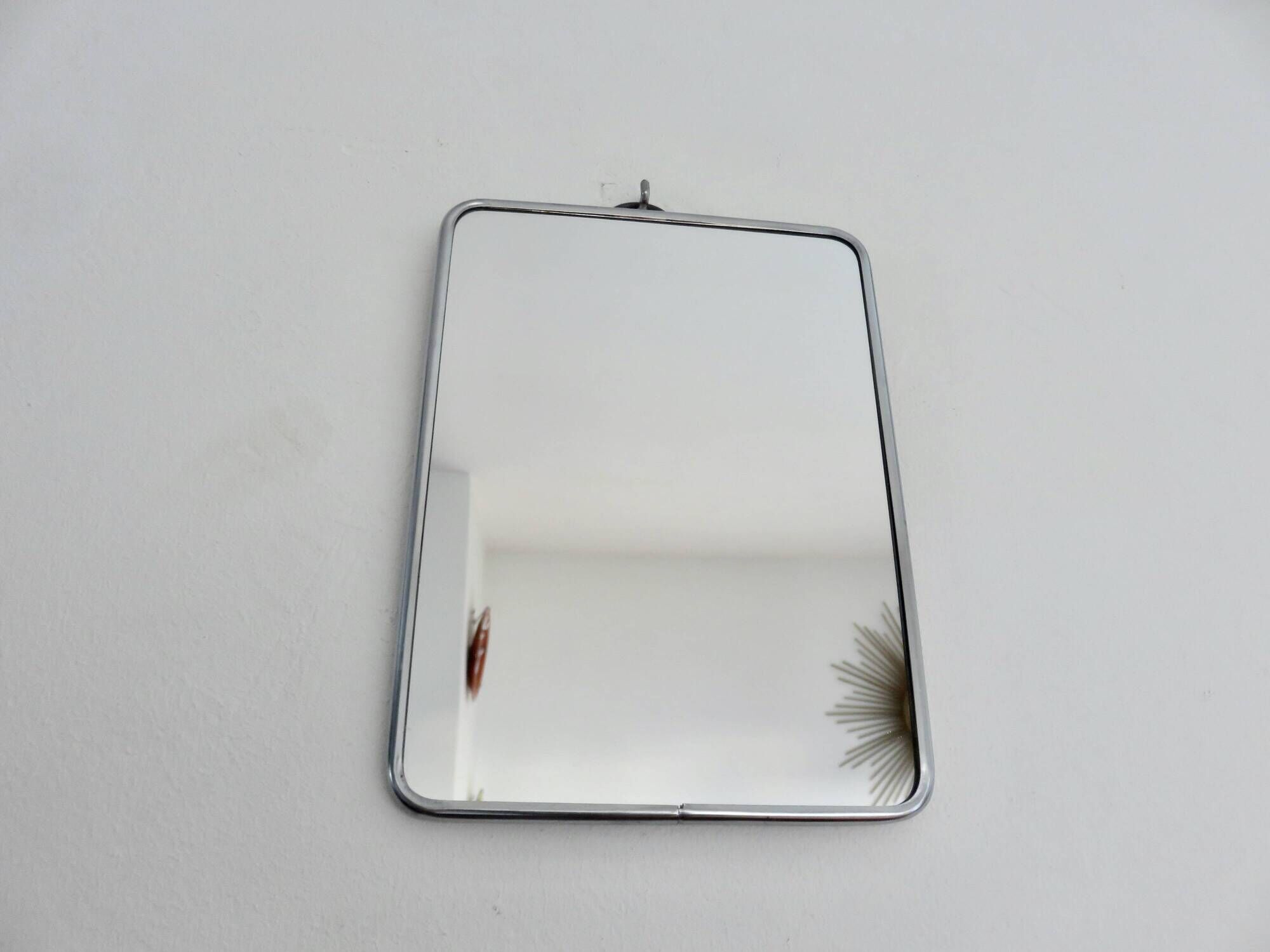 Vintage barber's or hairdresser's mirror, for standing or hanging, from the 1950s-60s.