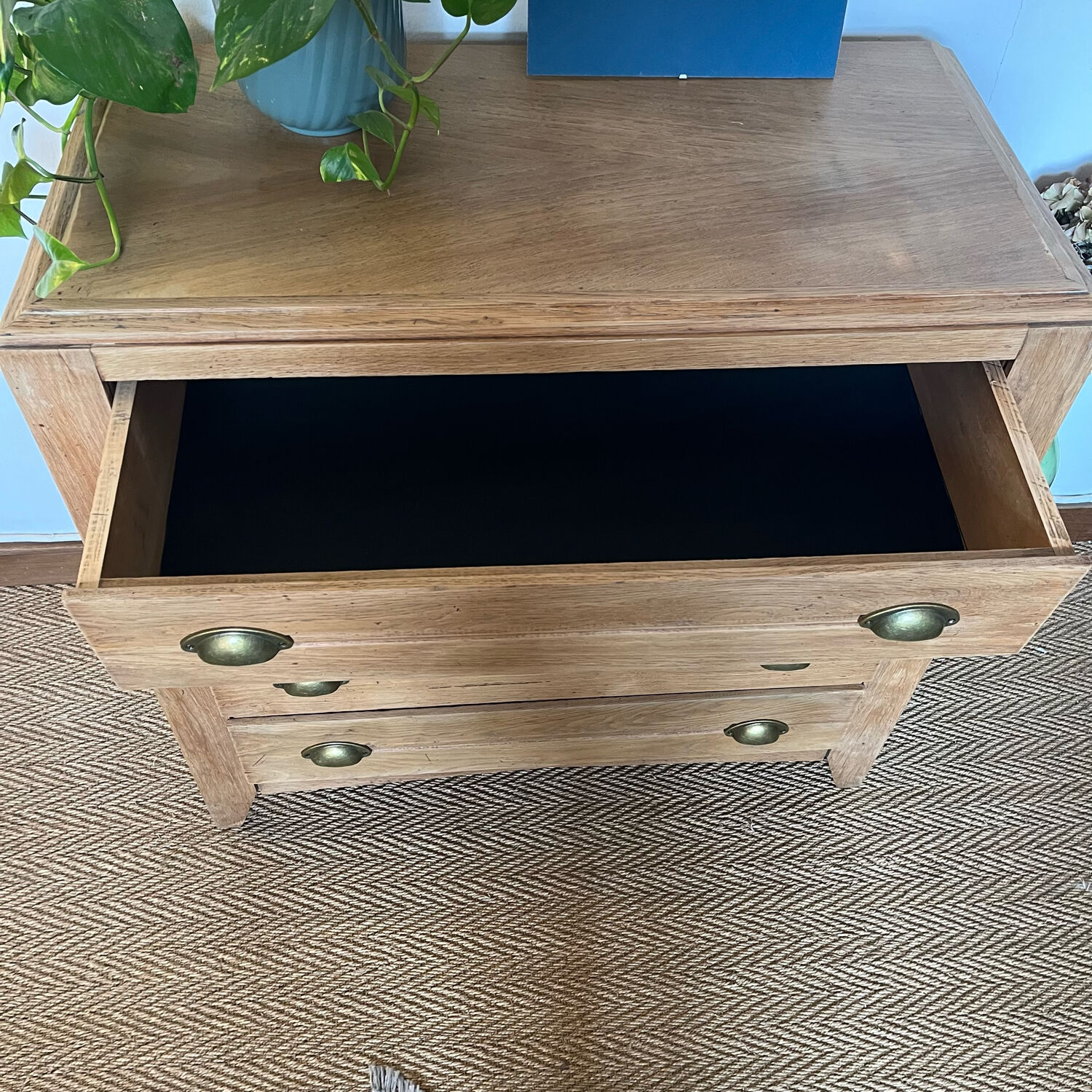 Vintage craft furniture style chest of drawers