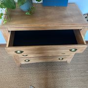 Vintage craft furniture style chest of drawers