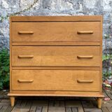Vintage oak chest of drawers 1960
