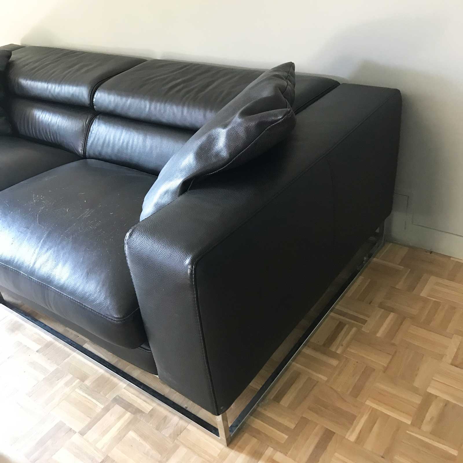 Roche Bobois leather sofa
