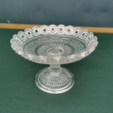 Coupelle bonbonnière verre moulé pressé