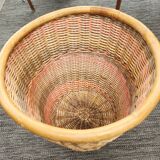 Large wicker basket: 60s