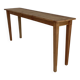 Fine console, side table or school table in wood with spindle legs 160 cm - Vintage retro