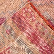 3x12 Rug For Kitchen Pale Red Pink Turkish Vintage Runner Rug 85x367Cm