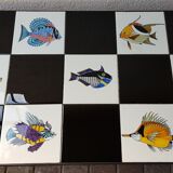 Ceramic coffee table fish 60 's