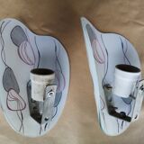 Paire d'appliques mural