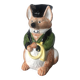 Ceramic jug representing a fox in hunting attire date 1986