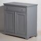 Small antique two-door chest of drawers (circa 1920) #14