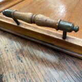 1900s bistro tray in light oak