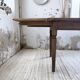 Solid oak farmhouse table with extensions (190-280cm) 1950