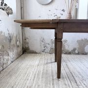 Solid oak farmhouse table with extensions (190-280cm) 1950