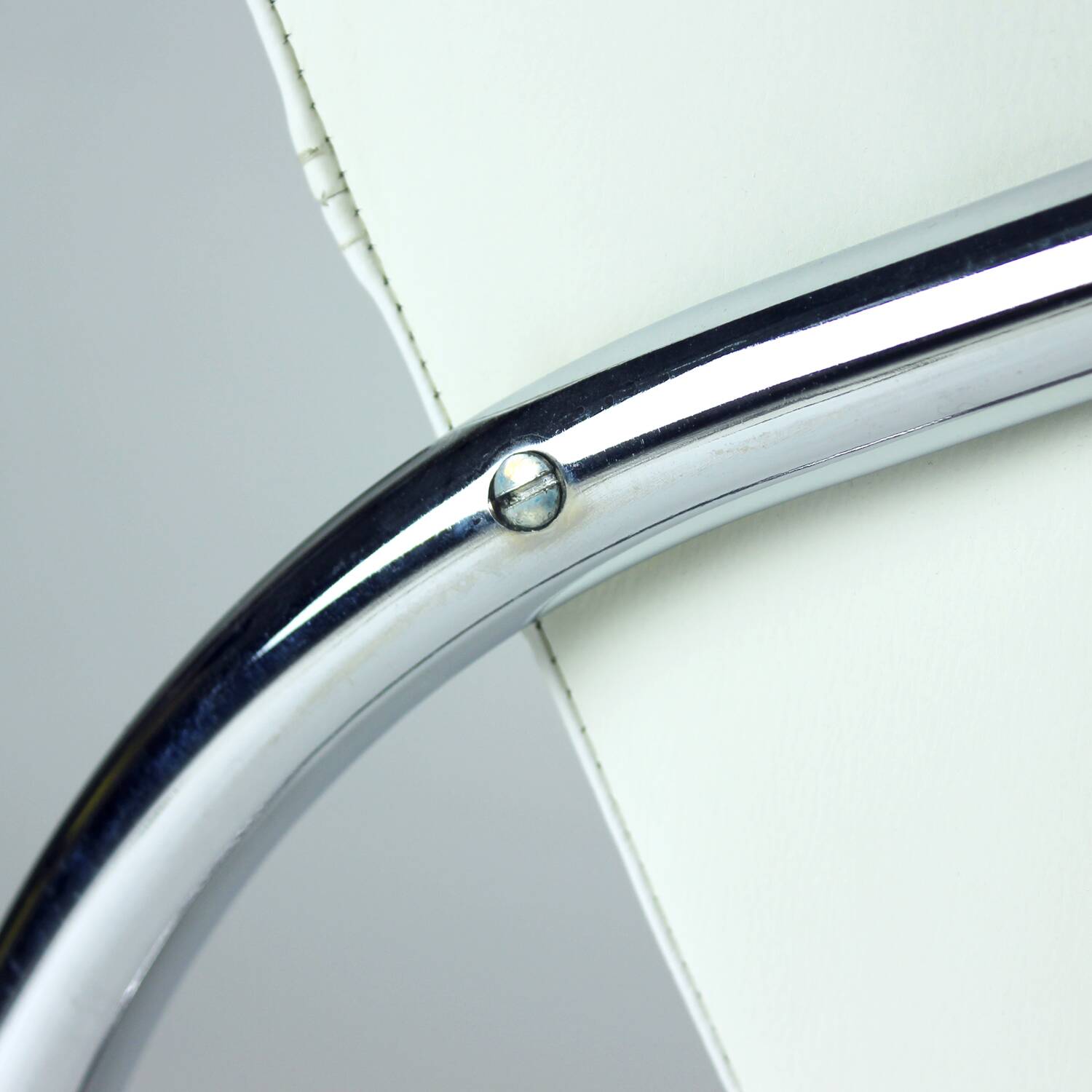 1930s Chrome & Leather Armchair By Hynek Gottwald, Czechoslovakia