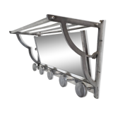 1950s aluminum coat rack