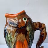 Pichet poisson Vallauris 1970