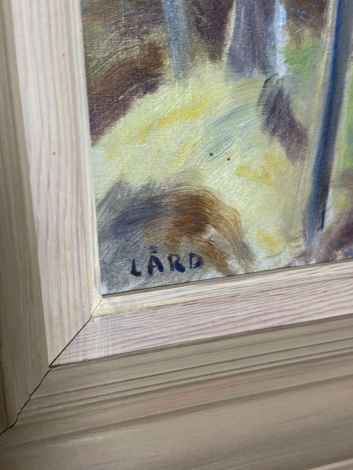 Original Swedish Oil on Canvas – “Forest” by Gottfrid Lård