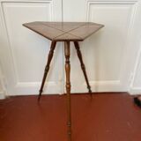 Old tripod side table