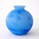 Round glass paste vase – Muller Frères Lunéville – Art Deco