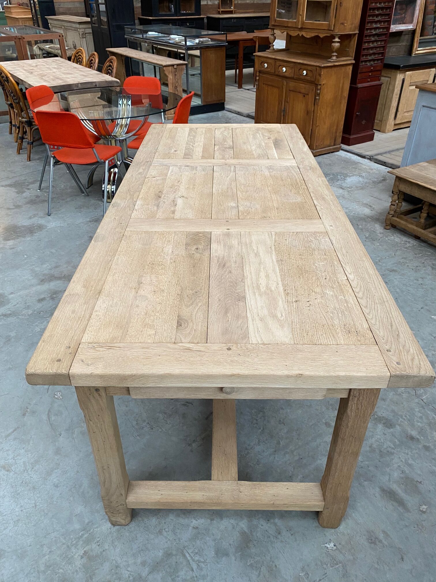 Oak farmhouse table