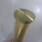 Italian Memphis style pink natural stone & glass side table 1980’s