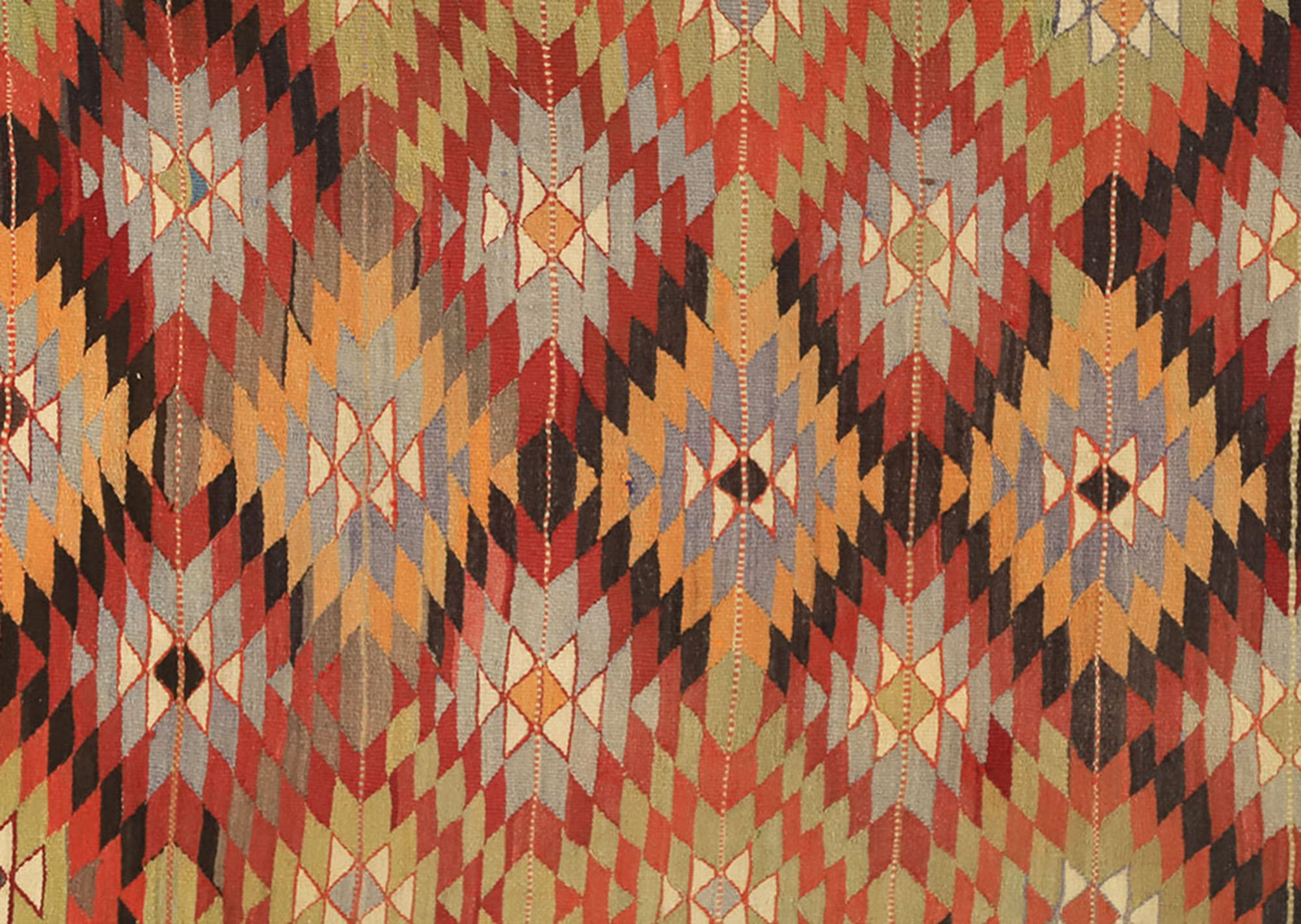 Anatolian handmade kilim rug 250 cm x 140 cm