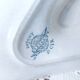 Rare and very pretty old Longwy St Cyr SFNGR sauce boat, France