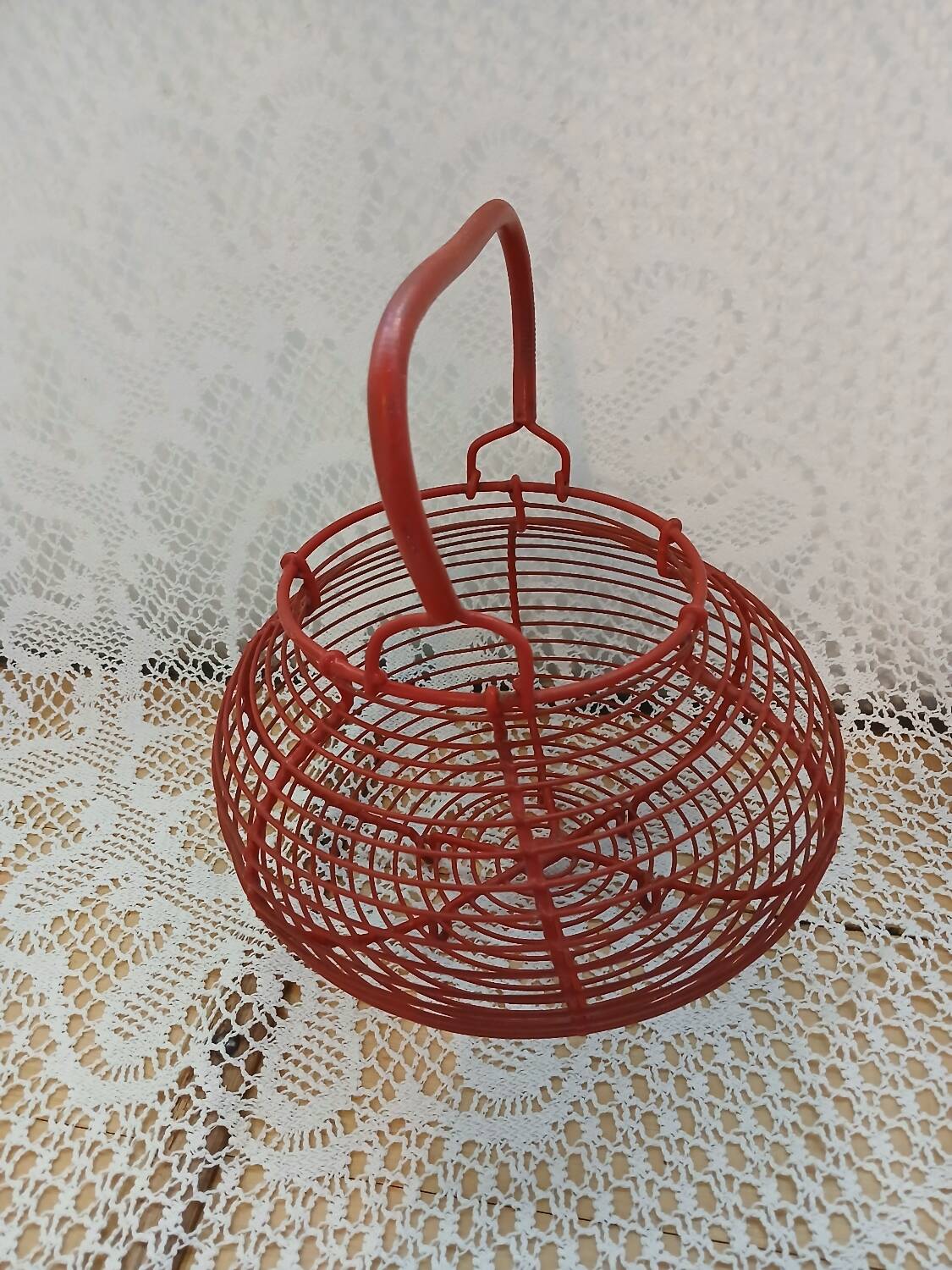 Antique egg basket