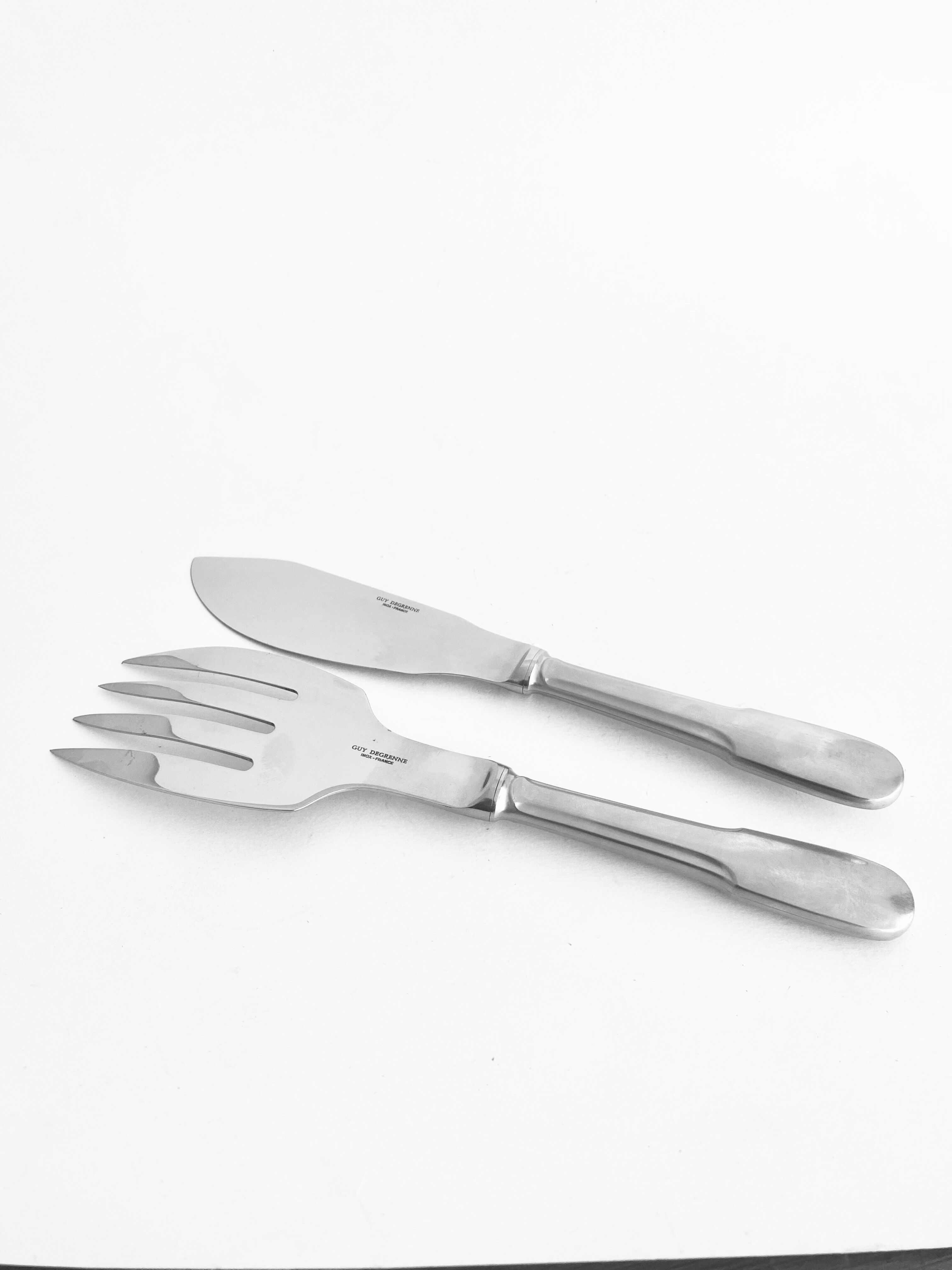 Fish cutlery, Guy Degrenne