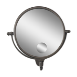 Vintage adjustable illuminated mirror, chrome, Brot Paris 1940